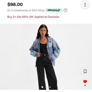 Levi’s ribcage wide leg size 24//SOLD